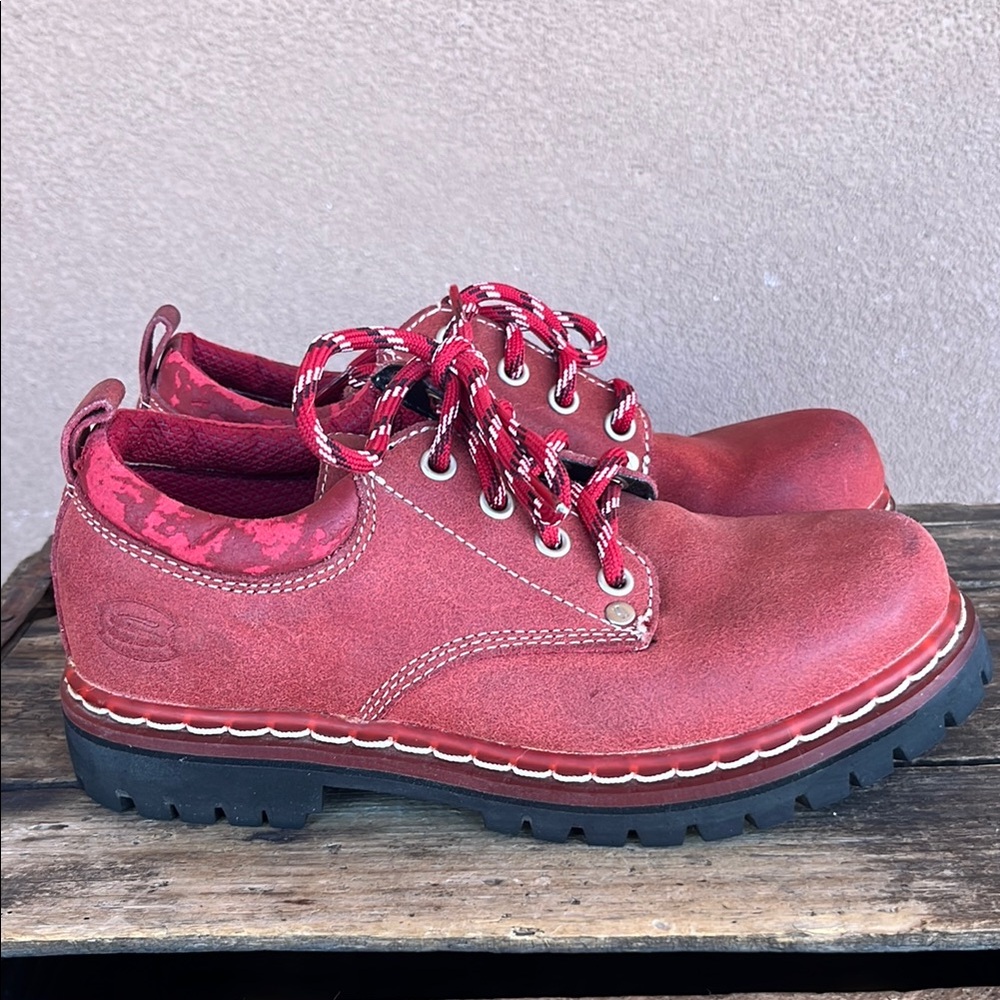 Vintage Skechers 90’s Y2K Red Oxford